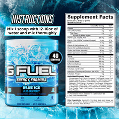G Fuel bebida preparada en vaso mostrando color y enfoque para juego