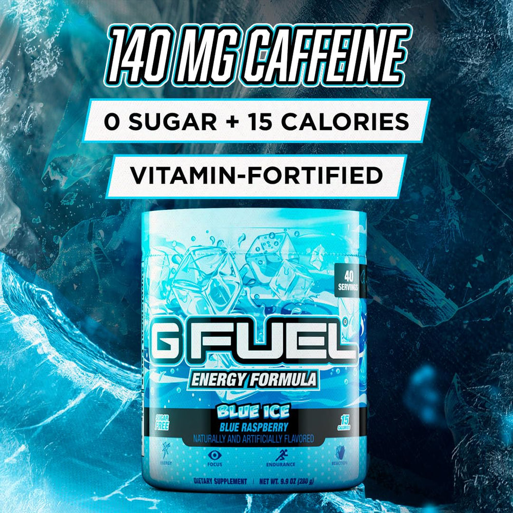 G Fuel detalle de textura en polvo y mezcla fina para disolución rápida