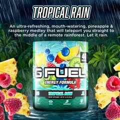 G Fuel tropical rain vaso preparado con hielo refresca y aumenta enfoque
