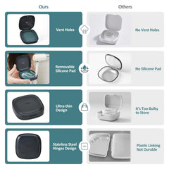 Gaboolo interior con almohadilla de silicona removible para limpieza fácil