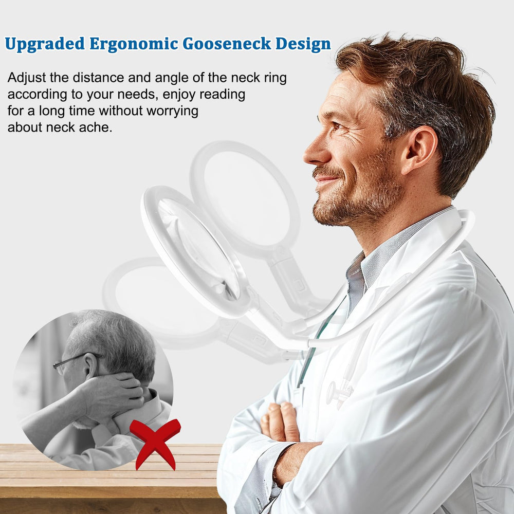 GABORISH cuello flexible gooseneck colocado para enfoque preciso sin esfuerzo