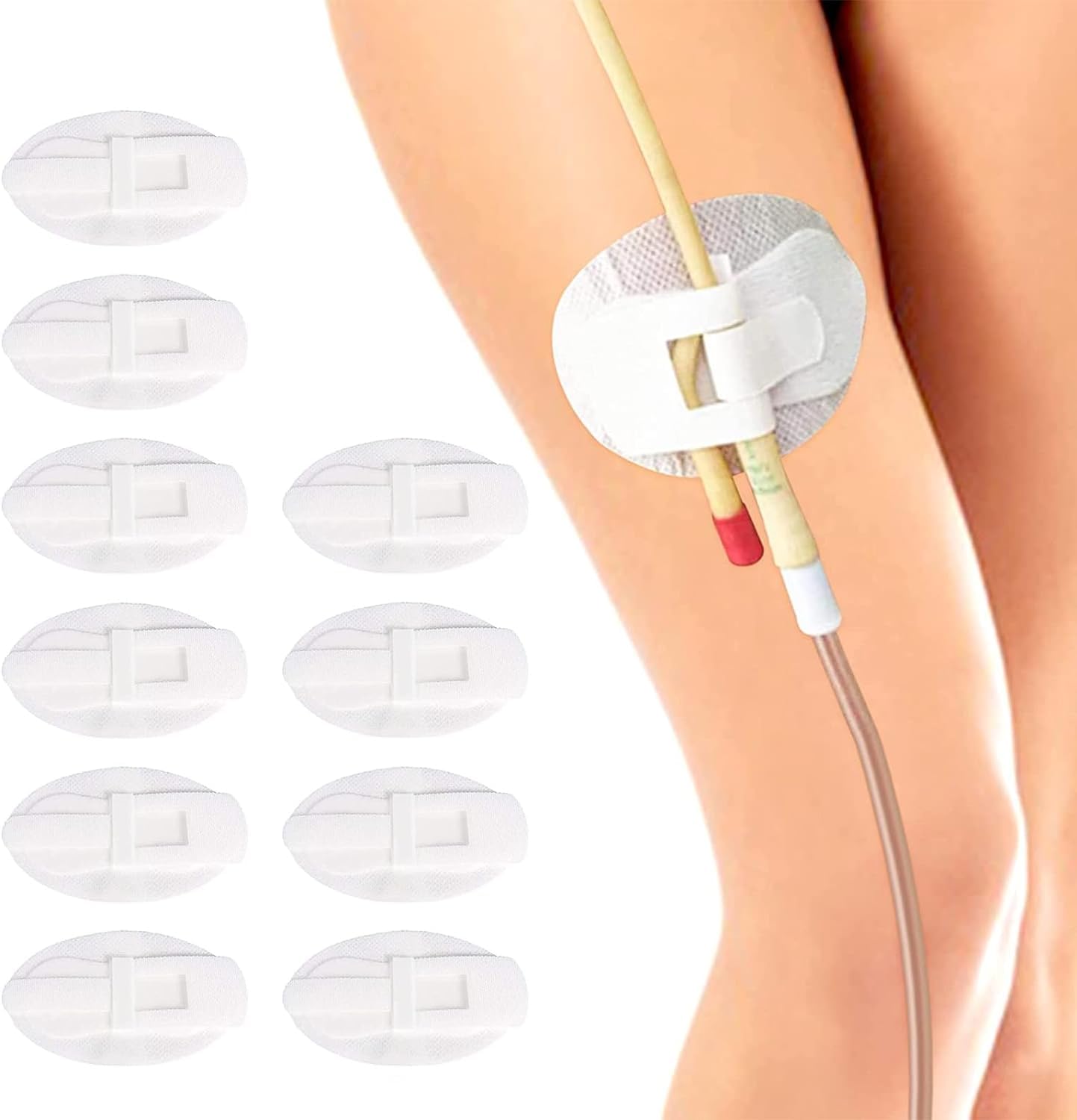 Gadget Beyond empaque frontal mostrando pack de diez sujetadores, solución práctica
