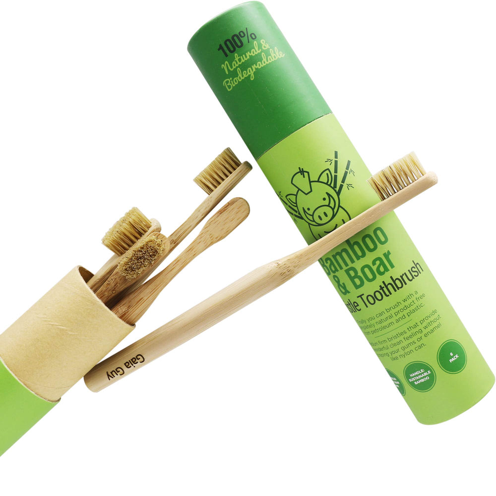 Gaia Guy primer plano de cerdas de jabalí y su acabado higiénico