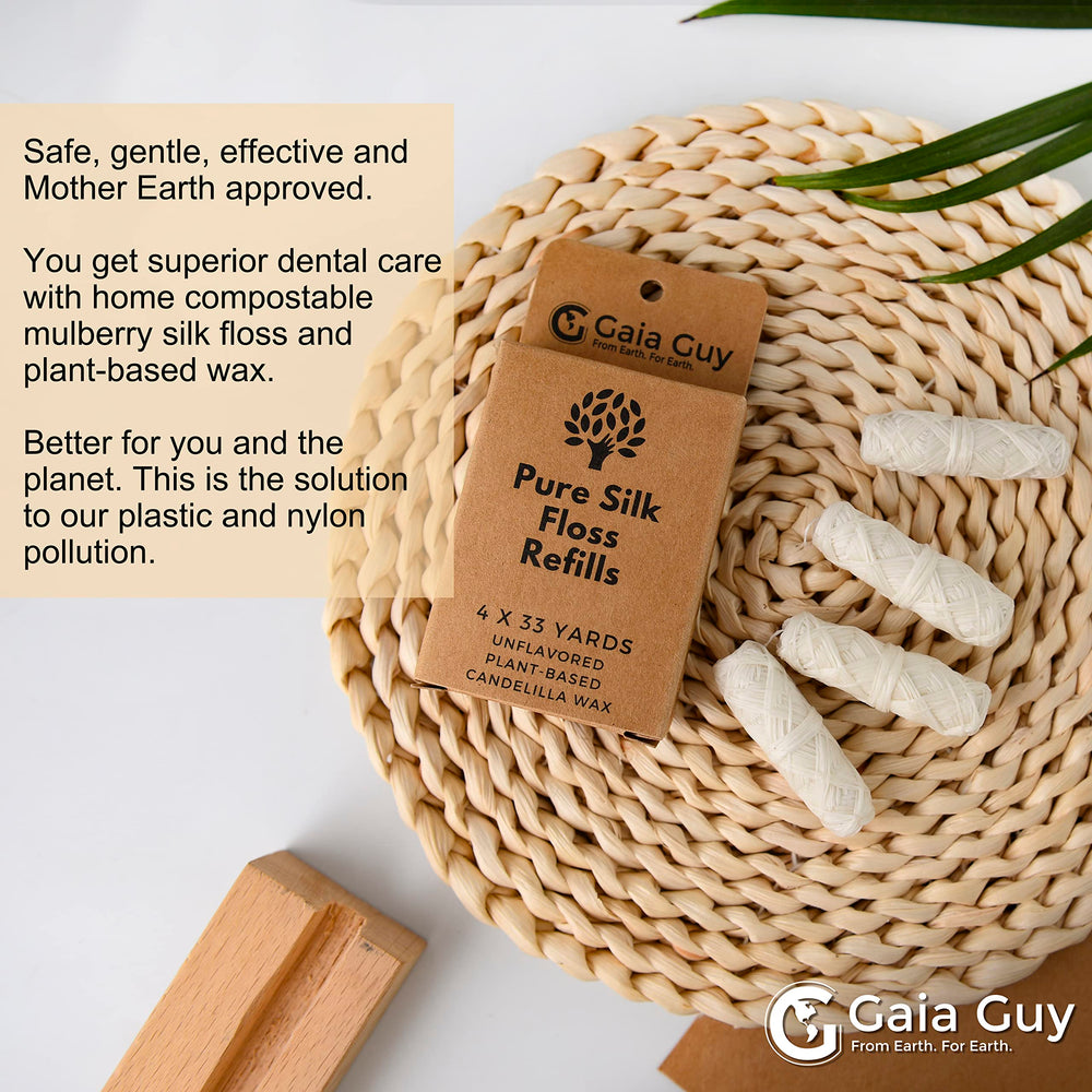 Caja compostable de Gaia Guy mostrando embalaje cero residuos