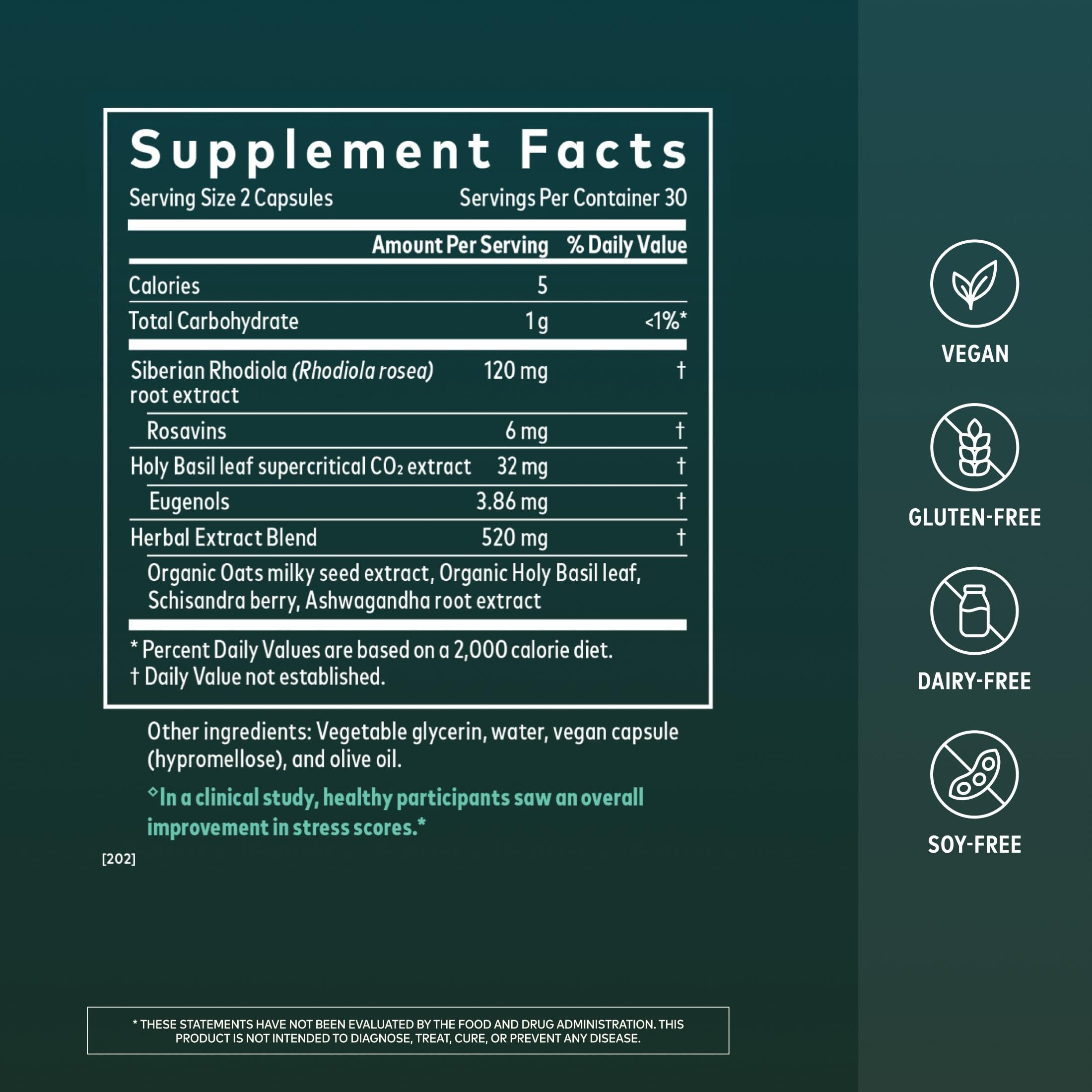Gaia Herbs cápsula vegetal abierta para absorción y biodisponibilidad