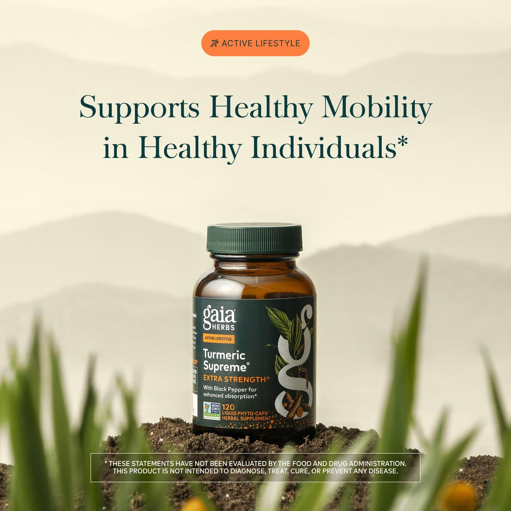 Gaia Herbs cápsula abierta mostrando contenido líquido para mejor absorción