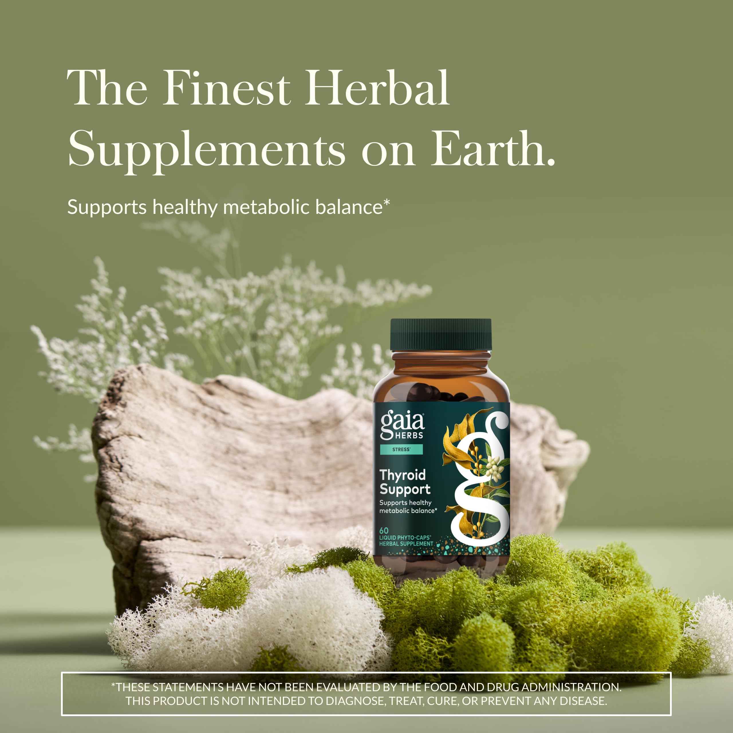 Gaia Herbs cápsula fito-líquida abierta, absorción eficiente