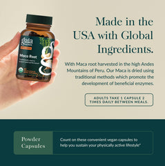 Gaia Herbs cápsula junto a moneda para comparar tamaño y comodidad de ingestión