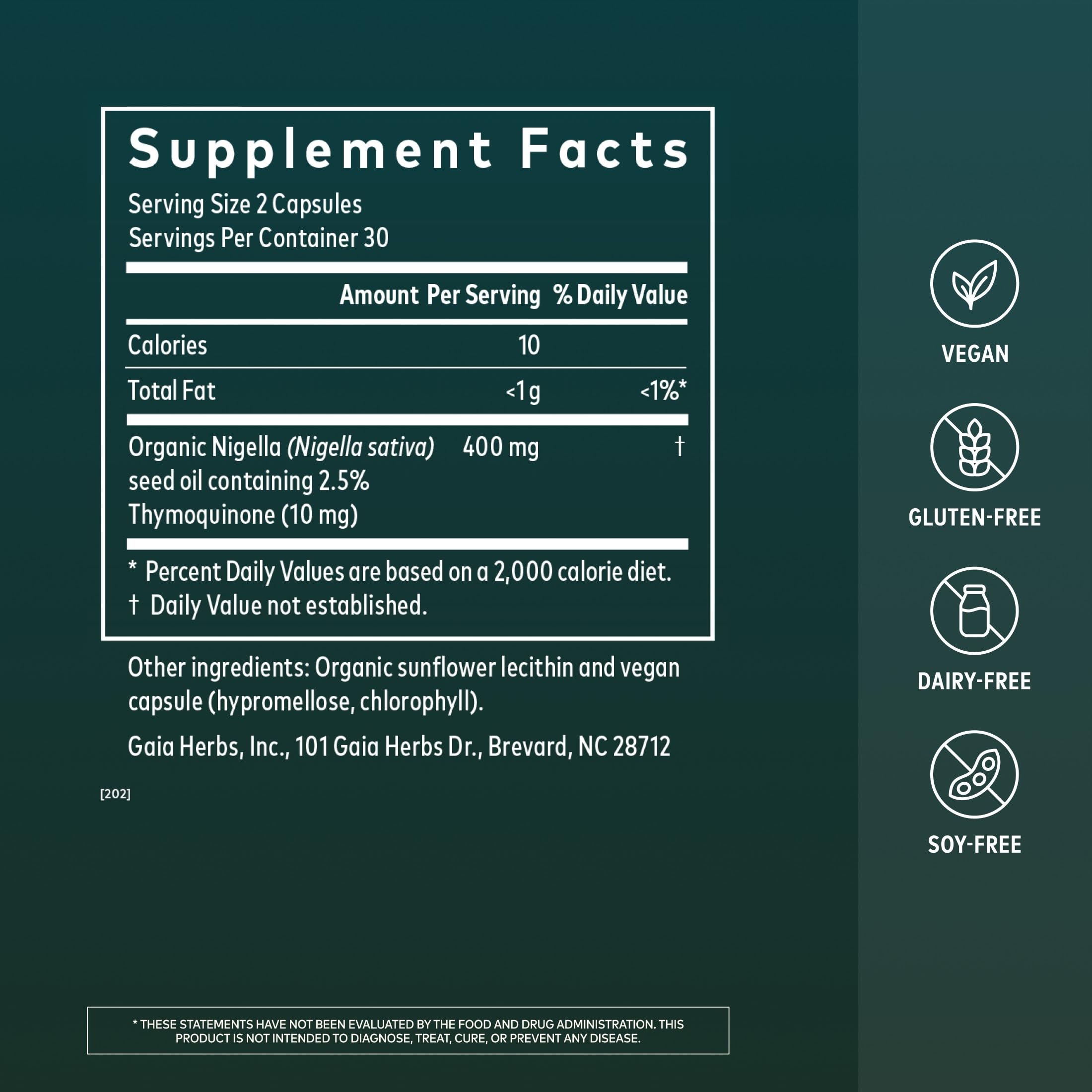 Gaia Herbs detalle de cápsulas líquidas veganas fácil de tomar
