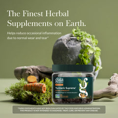 Gaia Herbs close-up de cápsula líquida resaltando textura y pureza
