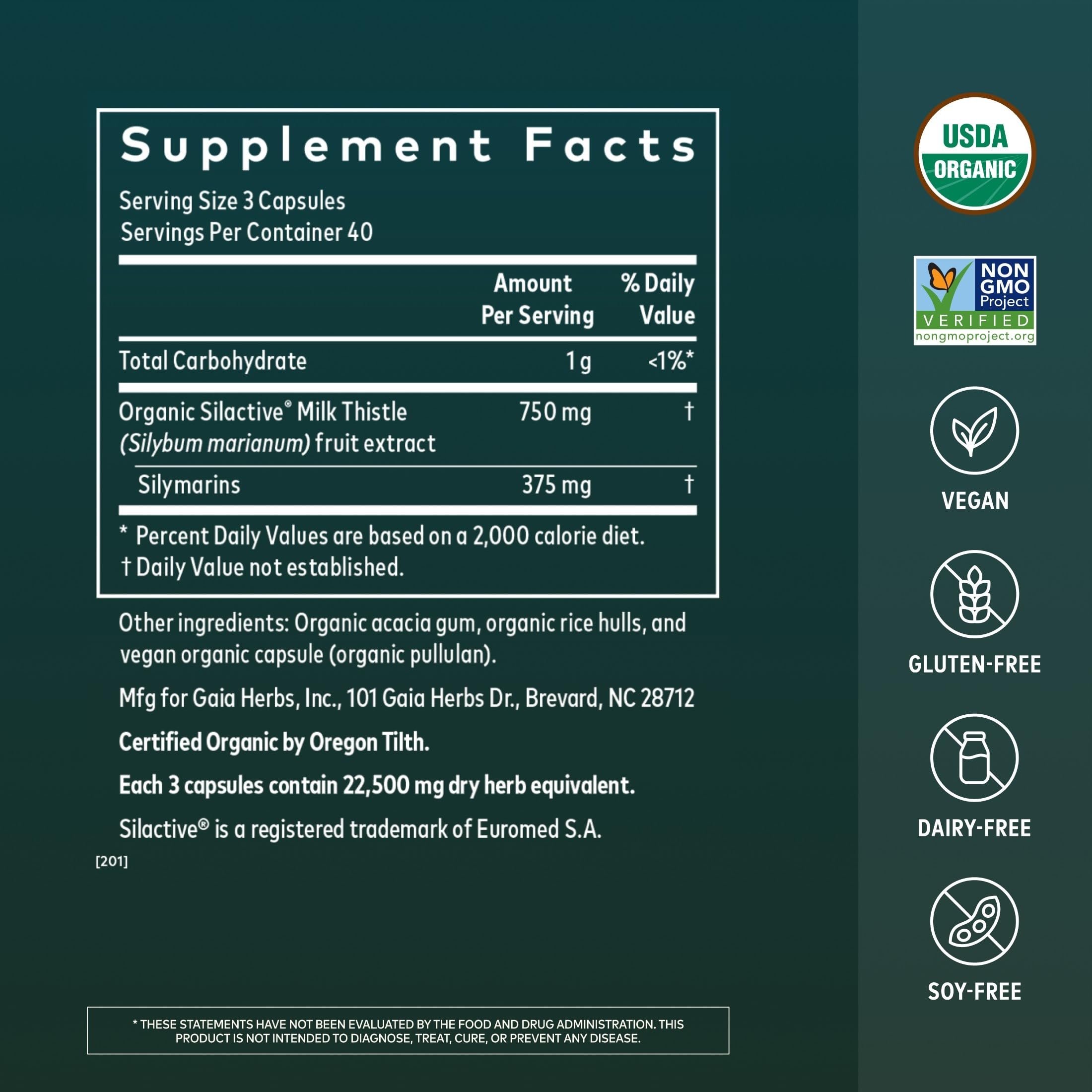 Gaia Herbs cápsulas textura, cápsulas veganas de fácil ingestión