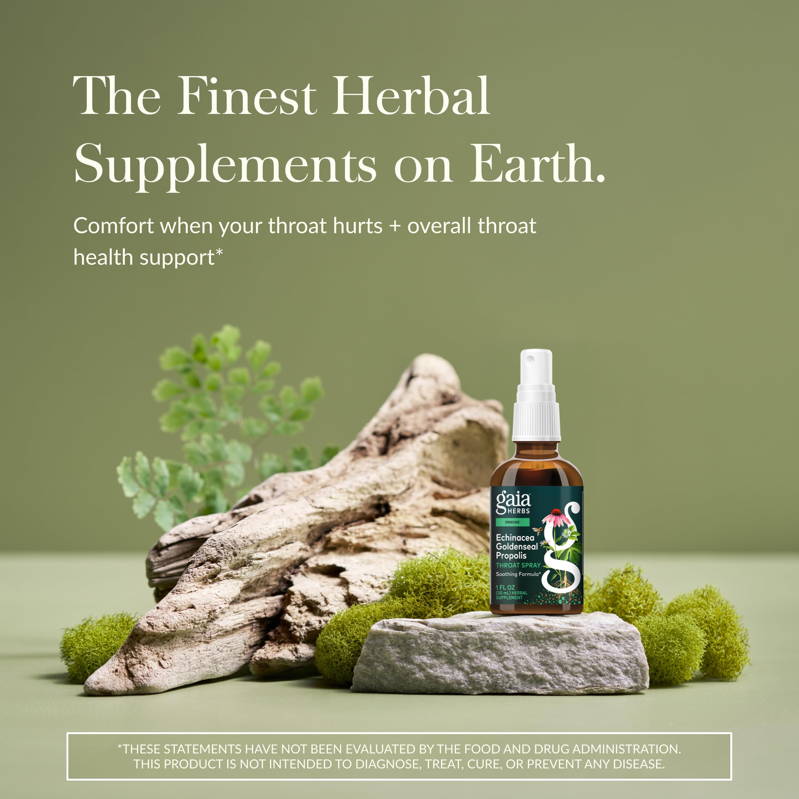 Gaia Herbs atomizador en primer plano para aplicación fácil y precisa
