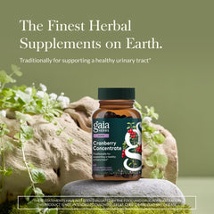 Gaia Herbs etiqueta con ingredientes y trazabilidad para confianza