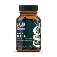 Gaia Herbs frente del producto, envase claro y confianza en calidad