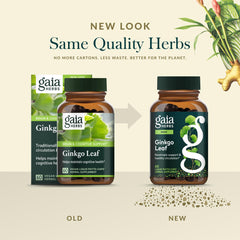 Comparación de tamaño con manos para mostrar dosis Gaia Herbs