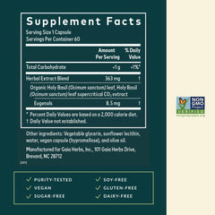 Gaia Herbs primer plano de cápsula líquida para mejor absorción