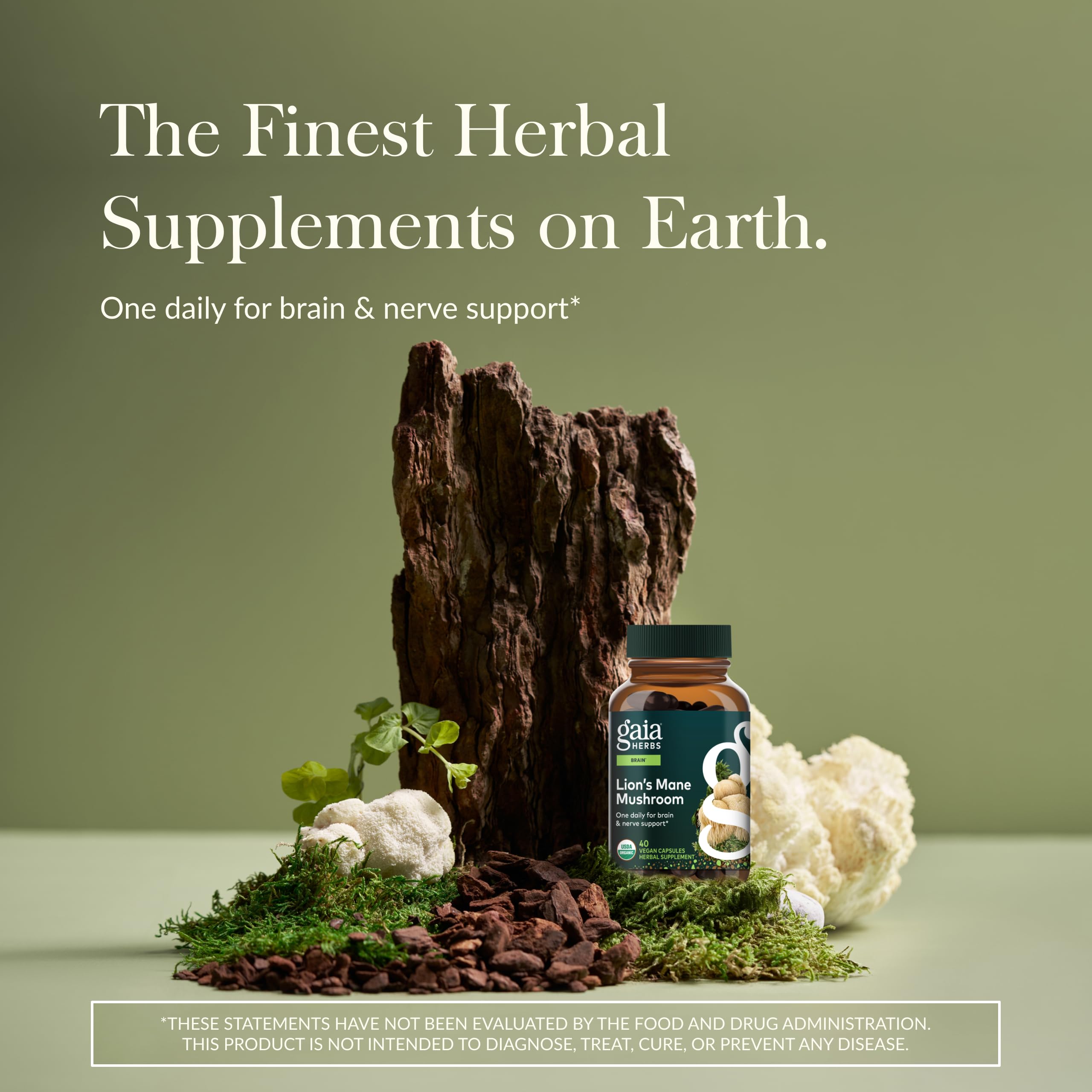 Gaia Herbs cápsulas veganas abiertas mostrando forma y fácil ingestión