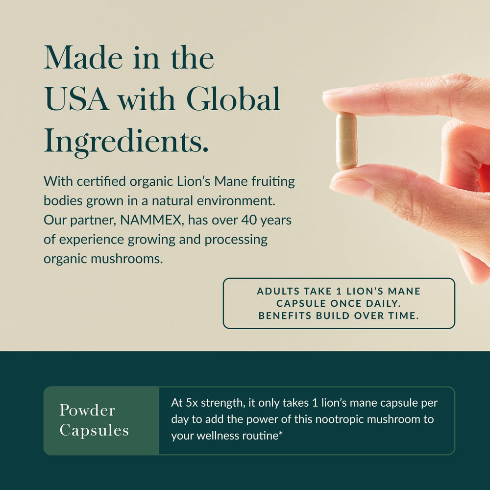 Gaia Herbs detalle de etiqueta con certificación USDA Organic visible