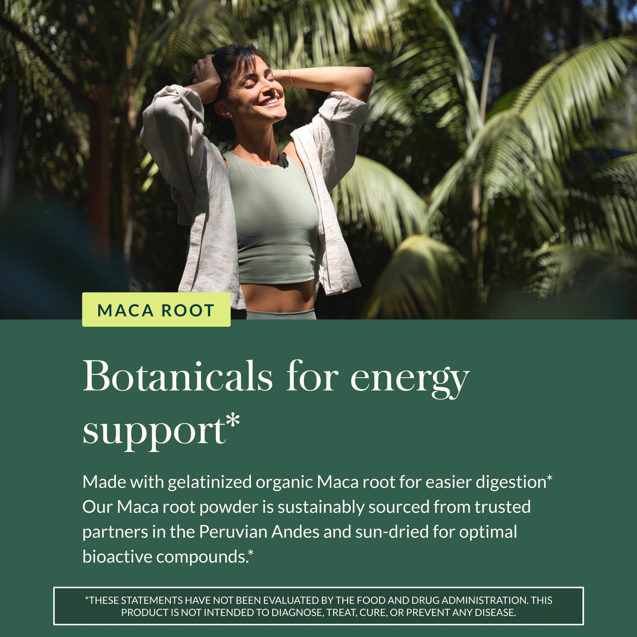 Gaia Herbs etiqueta orgánica USDA y detalles de certificación