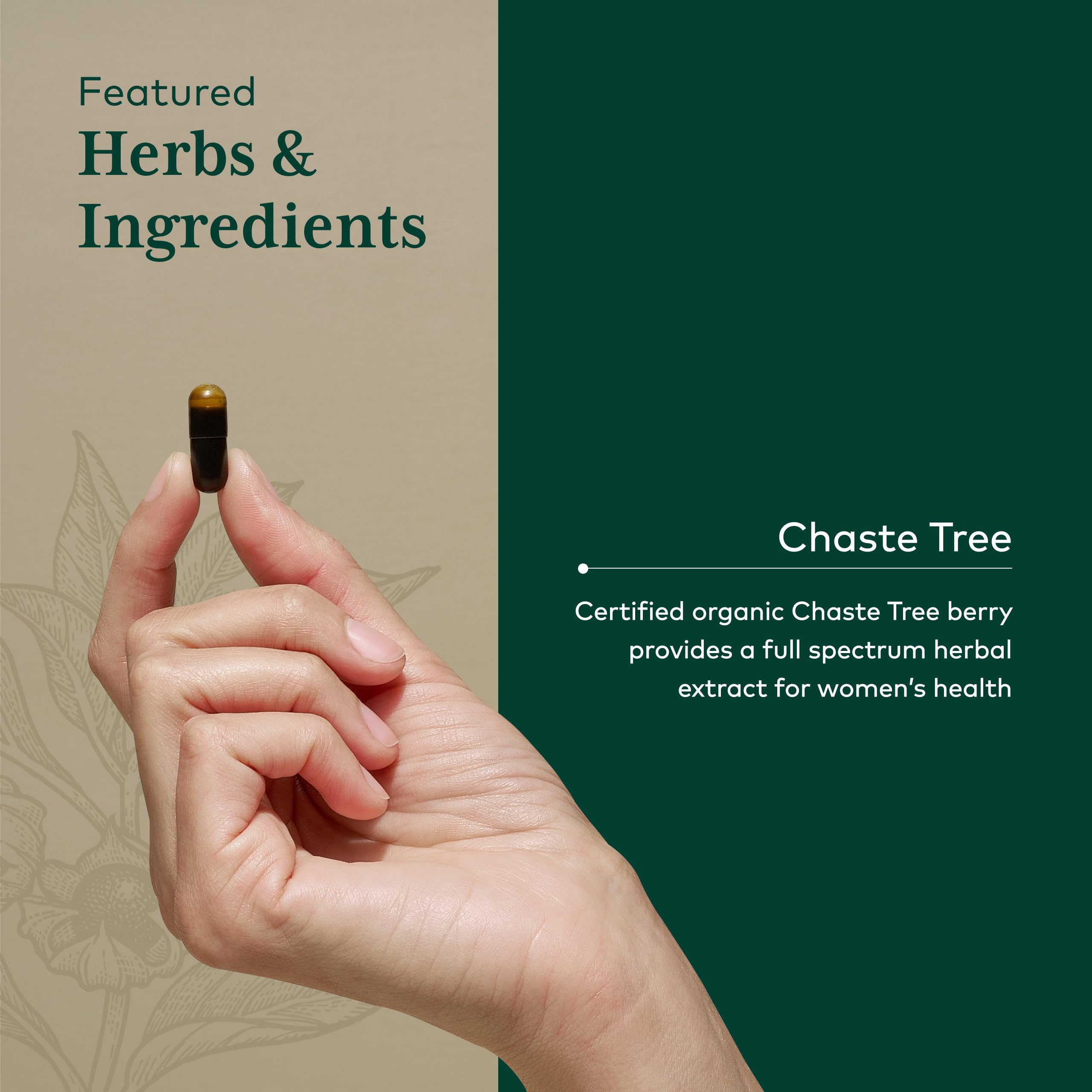 Gaia Herbs PRO producto en uso diario junto a un vaso de agua