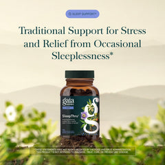 Gaia Herbs SleepThru líquido dentro de la cápsula para mejor absorción