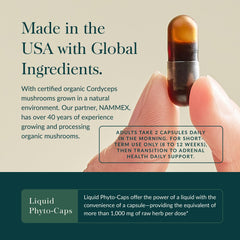 Gaia Herbs extracto líquido textura brillante que indica pureza y potencia