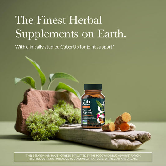 Gaia Herbs cápsulas Phyto-Caps en primer plano para fácil ingestión