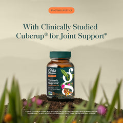 Gaia Herbs etiqueta con lista de ingredientes y transparencia