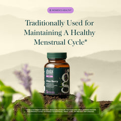 Gota de extracto de vitex mostrando textura concentrada de Gaia Herbs