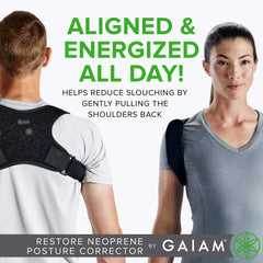 Gaiam textura de neopreno que aporta confort y reduce rozaduras