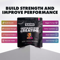 Gains in Bulk polvo instantizado disuelto, textura sin grumos para mejor mezcla