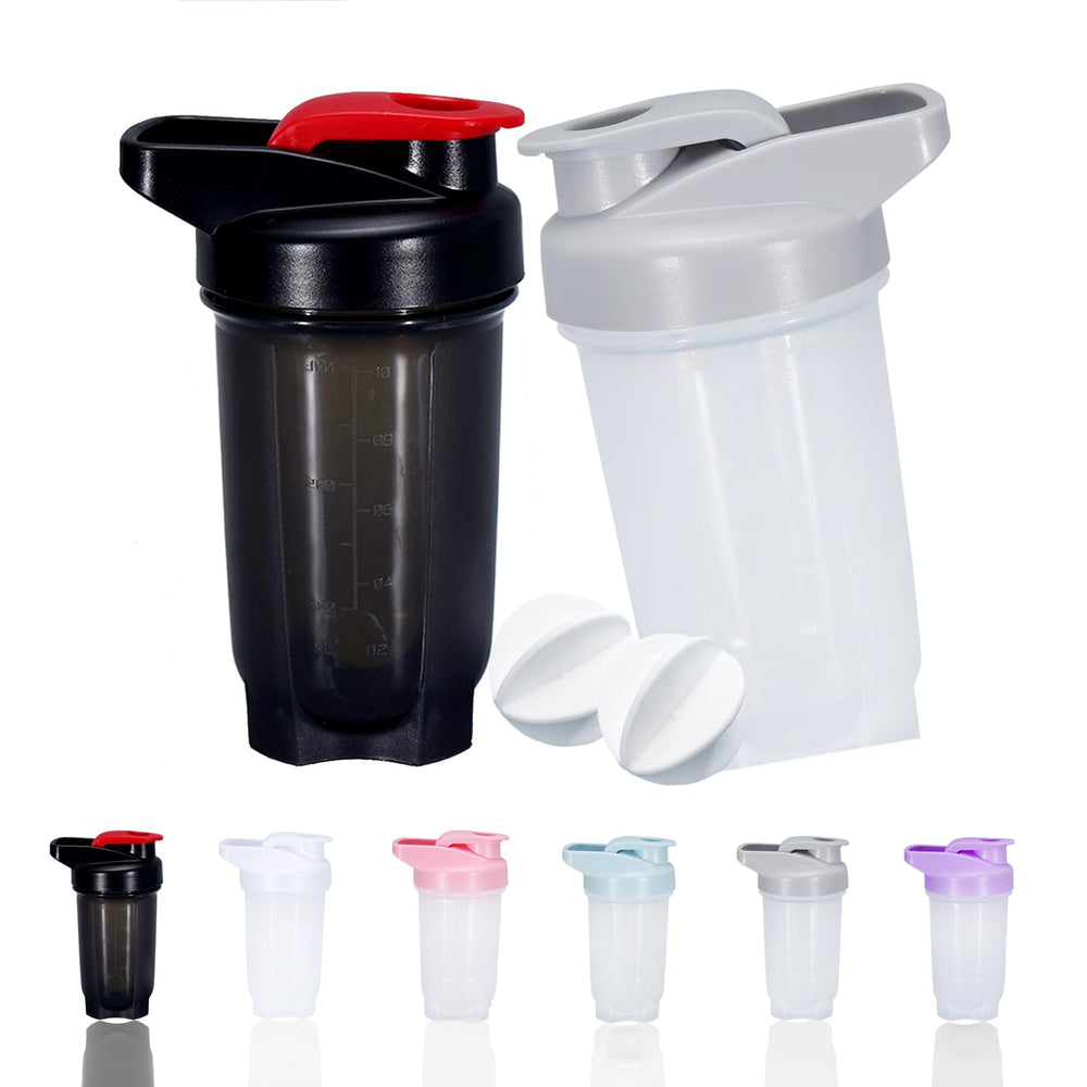 GAISHION vista frontal del set de dos botellas, práctico para llevar