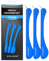 GALVANOX Steliron empaque frontal mostrando pack de tres y beneficio de repuestos