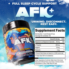 Gamer Supps producto en mesa nocturna mostrando uso relajante antes de acostarse