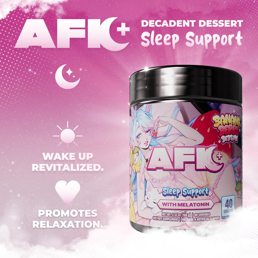 Textura en polvo del AFK+ de Gamer Supps, disolución rápida y sin grumos para mezclar fácilmente