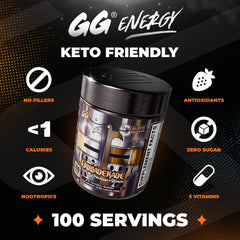 Gamer Supps polvo Mango Tea, textura fina y fácil disolución beneficiosa