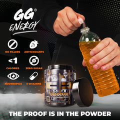 Gamer Supps bebida preparada en vaso, hidratación y energía listas