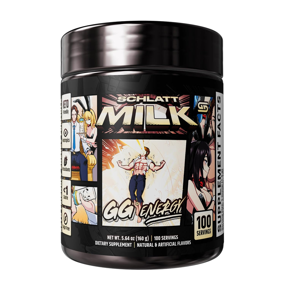 Gamer Supps frente del envase mostrando etiqueta y 100 servicios