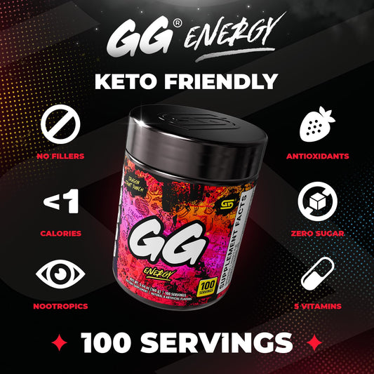 Gamer Supps textura del polvo Dragonfruit Punch mostrando color y mezcla concentrada