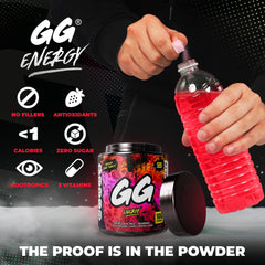 Gamer Supps bebida preparada en vaso frío lista para consumo, aporta enfoque sostenido