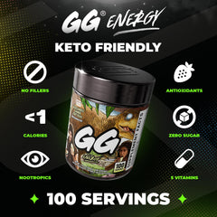 Gamer Supps primer plano del polvo fino, beneficio mezcla fácil