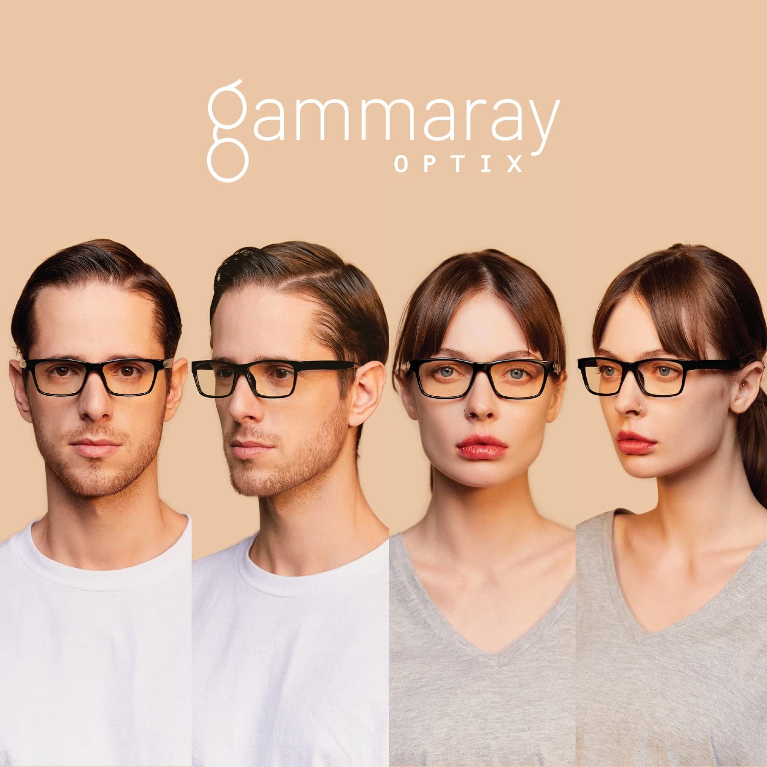 GAMMA RAY OPTICS comparación de tamaño mostrando ajuste cómodo sobre un portátil