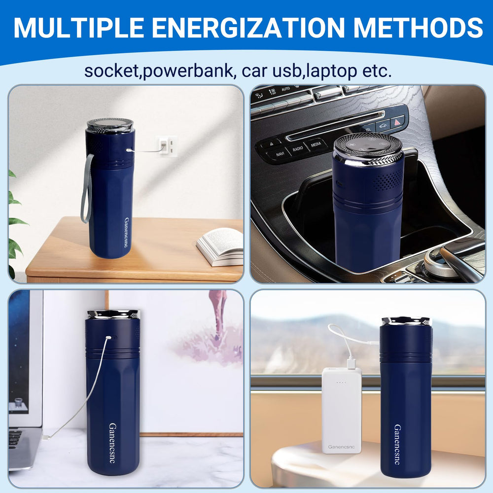 Ganencsnc estuche enfriador, cable de carga incluido, listo para viaje