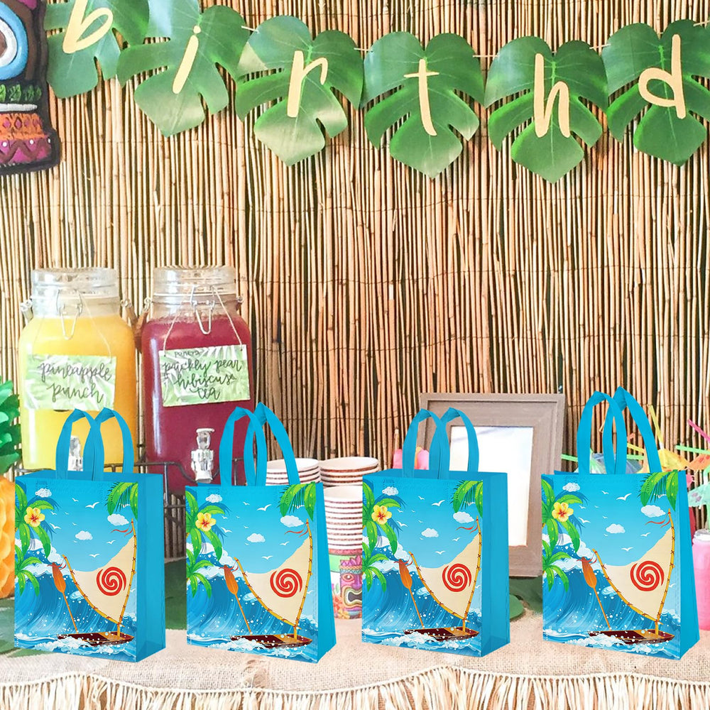 GANKTOWCOY ambientación con las bolsas en mesa de fiesta, ambiente festivo