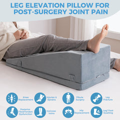 Ganondorf uso en cama elevando la pierna para mejorar circulación