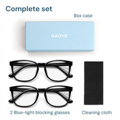 Gaoye gafas en ambiente oficina combinan estilo y confort