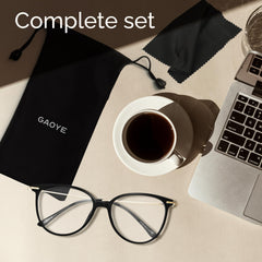 Gaoye gafas en escritorio estilo lifestyle que mejoran el confort