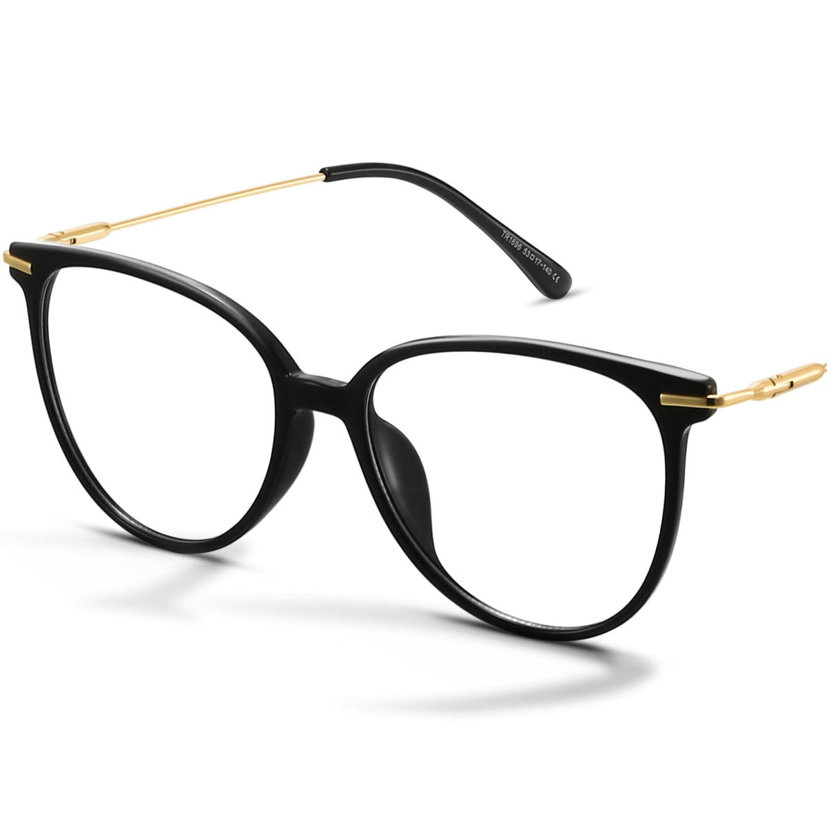 Gaoye gafas redondas frontal mostrando diseño y confort