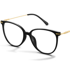 Gaoye gafas redondas frontal mostrando diseño y confort