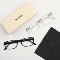 Gaoye pack de dos gafas, conveniente para casa y trabajo